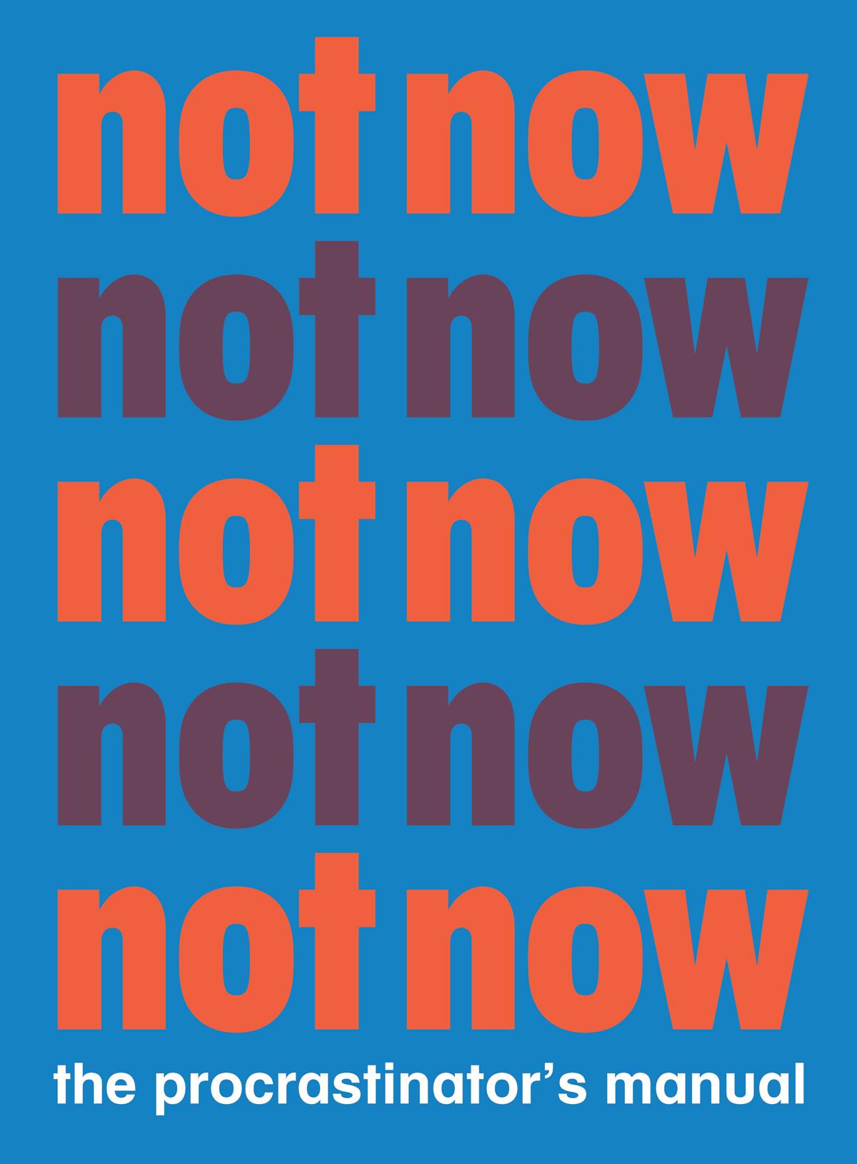 Vorderes Coverbild Not Now