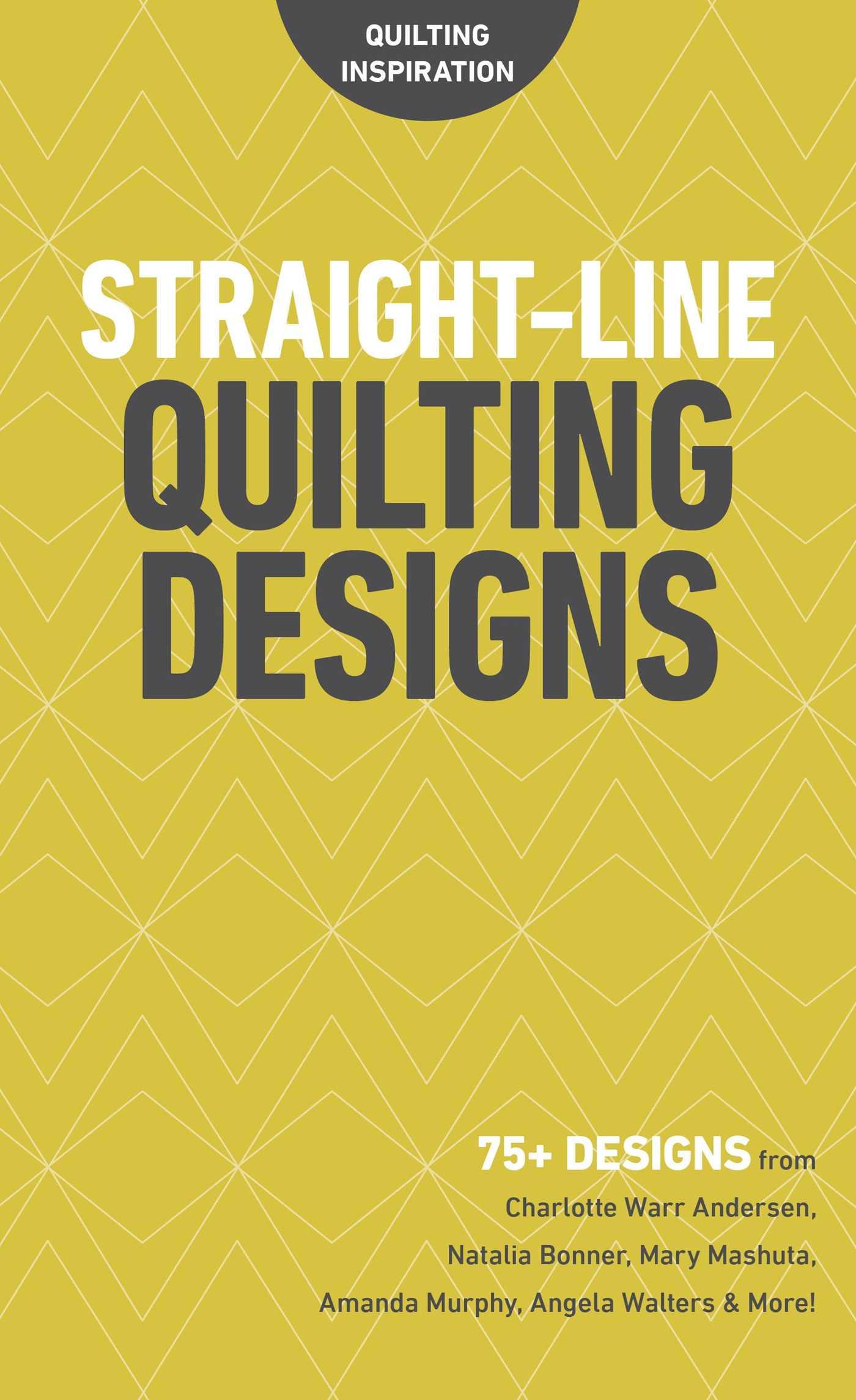Vorderes Coverbild Straight-Line Quilting Designs