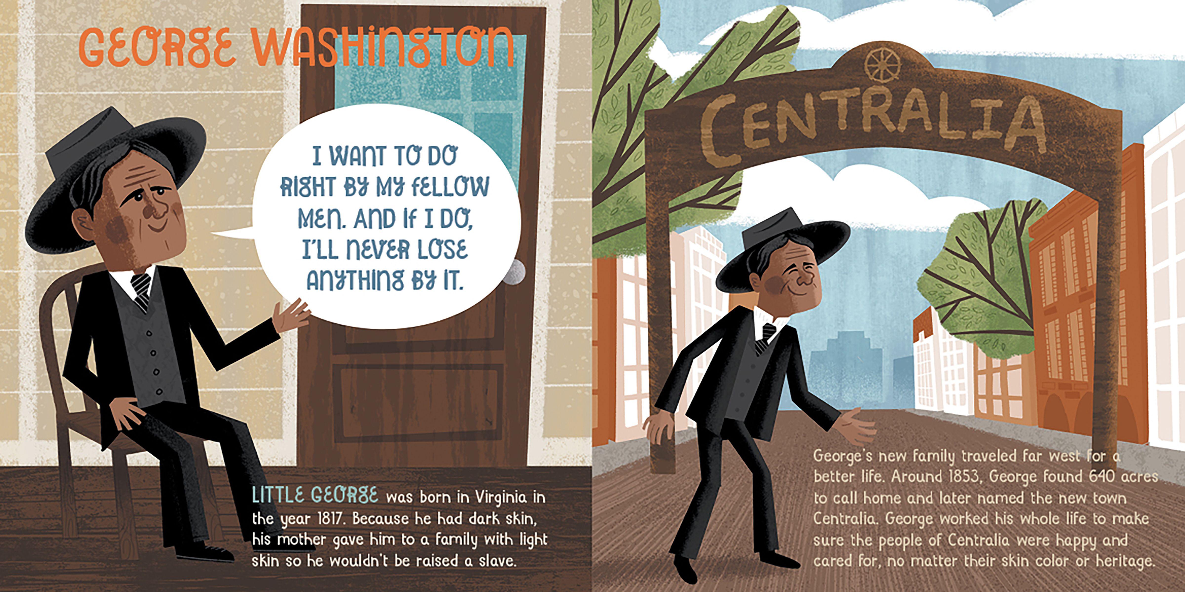 Beispielinhalt (Bild) Courageous People from Washington Who Changed the World