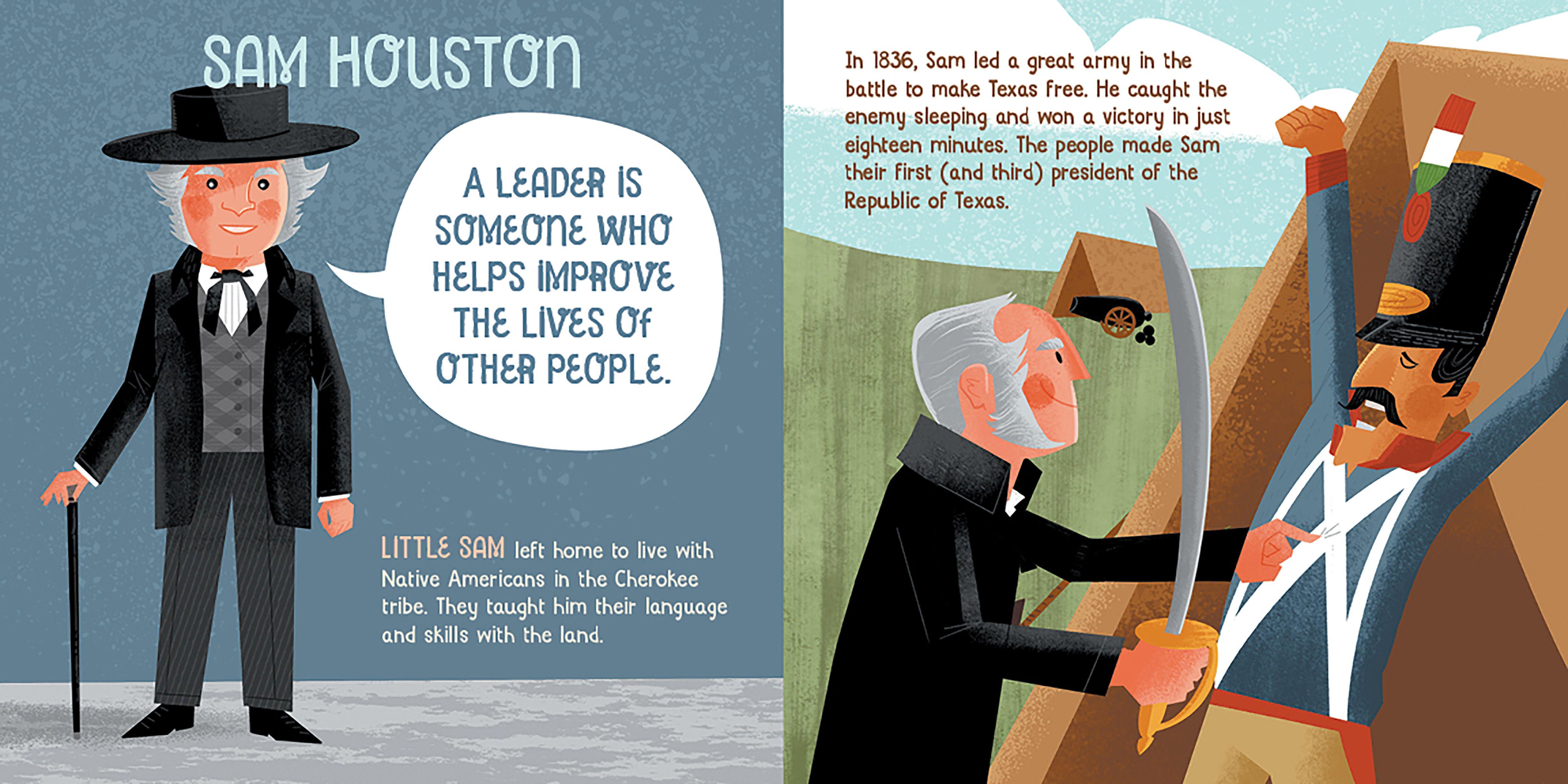 Beispielinhalt (Bild) Courageous People from Texas Who Changed the World