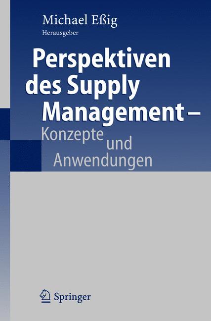 Vorderes Coverbild Perspektiven des Supply Management