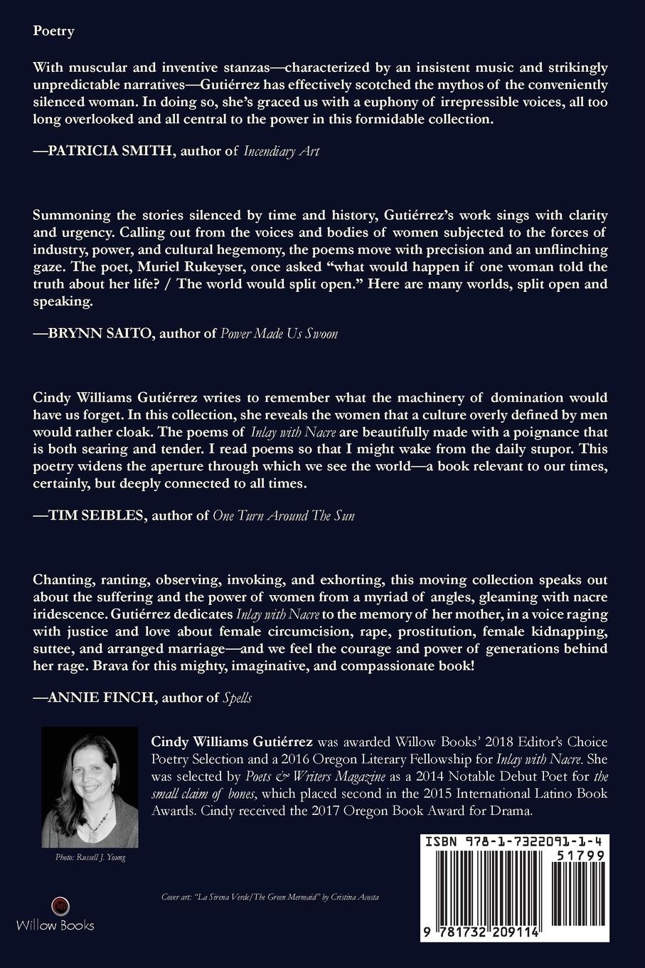 Rückseitencover Inlay with Nacre