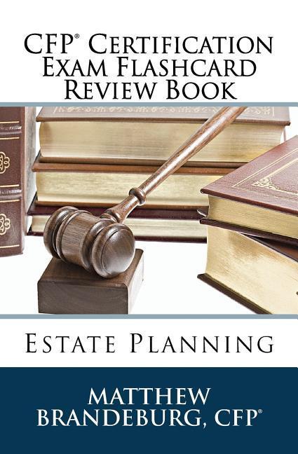 Vorderes Coverbild CFP Certification Exam Flashcard Review Book: Estate Planning (2019 Edition)