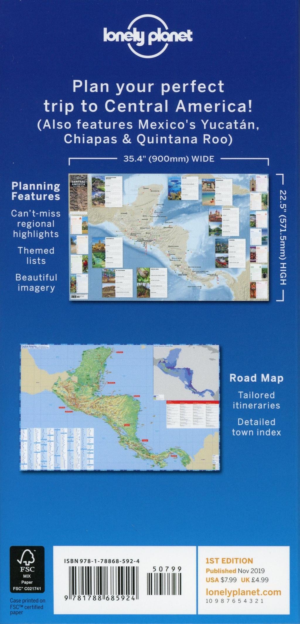 Beispielinhalt (Bild) Central America Planning Map