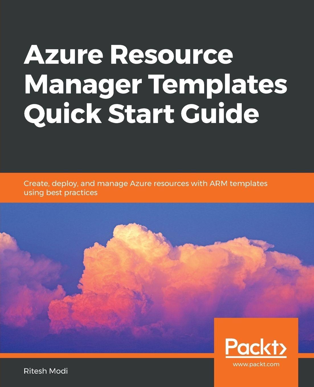 Vorderes Coverbild Azure Resource Manager Templates Quick Start Guide