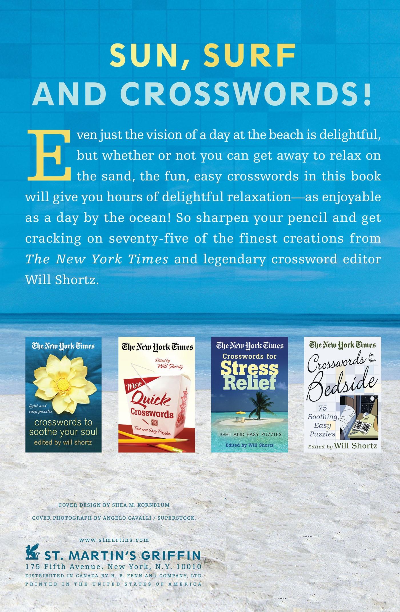 Rückseitencover The New York Times Beach Blanket Crosswords