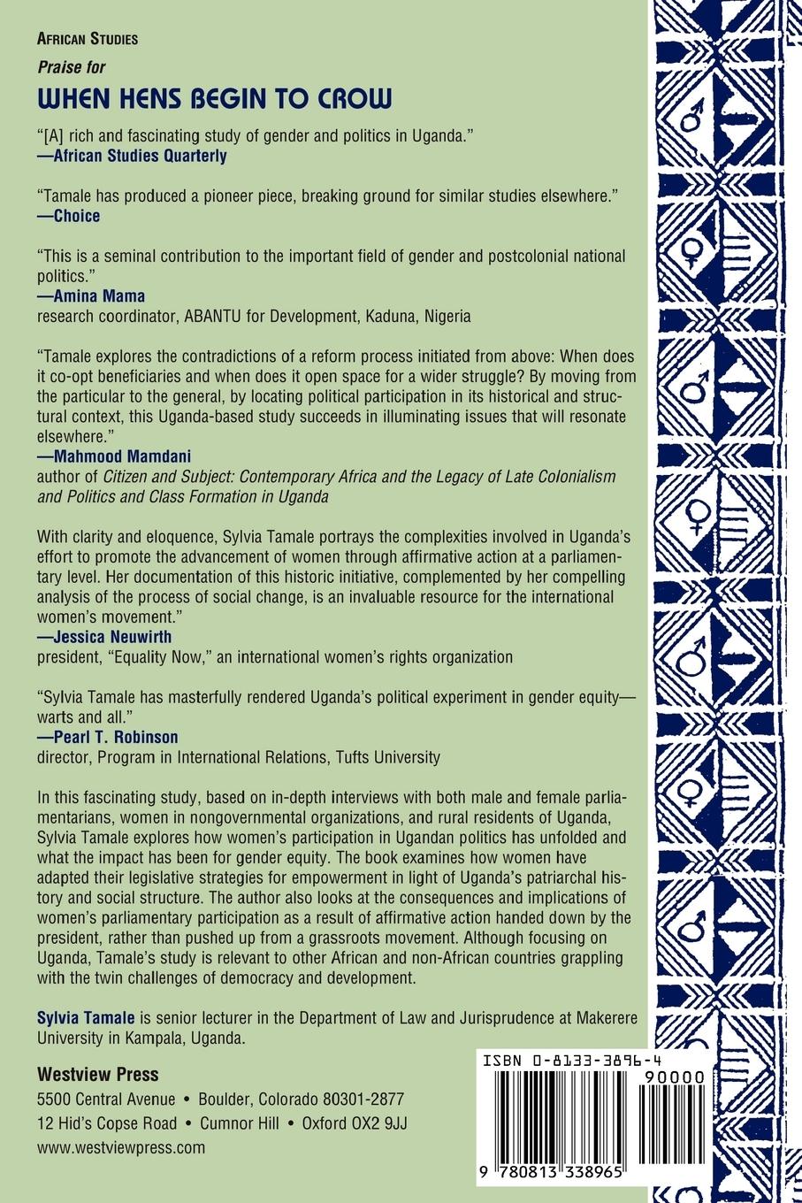 Rückseitencover When Hens Begin To Crow