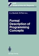Vorderes Coverbild Formal Description of Programming Concepts