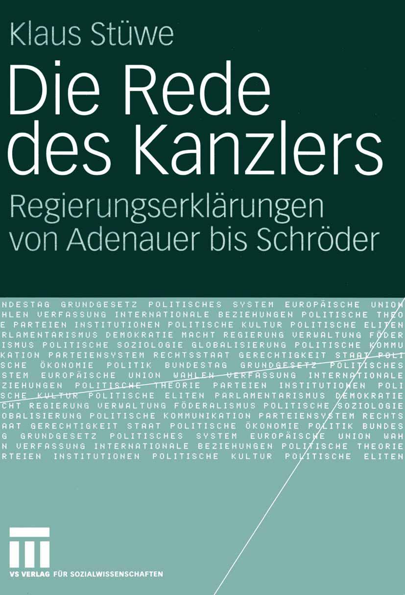 Vorderes Coverbild Die Rede des Kanzlers