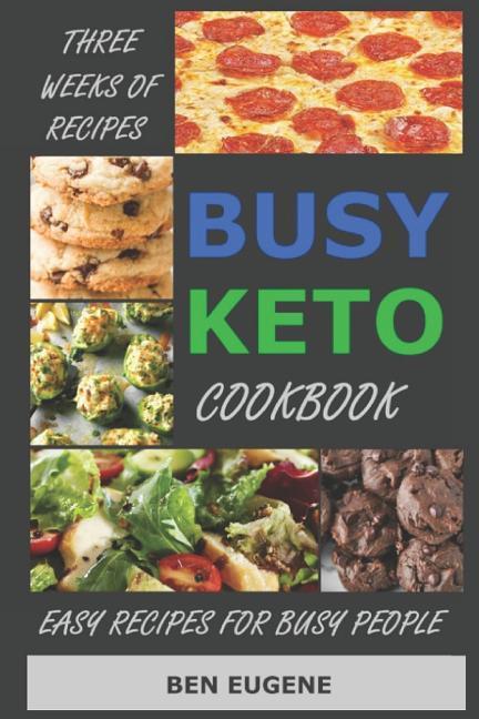 Vorderes Coverbild Busy Keto Cookbook