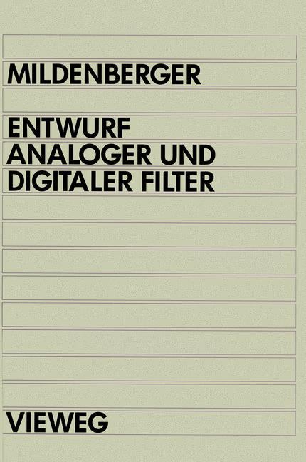 Vorderes Coverbild Entwurf analoger und digitaler Filter