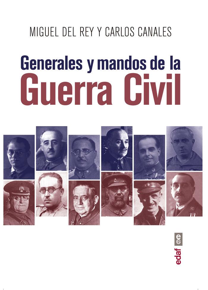 Vorderes Coverbild Generales Y Mandos de la Guerra Civil