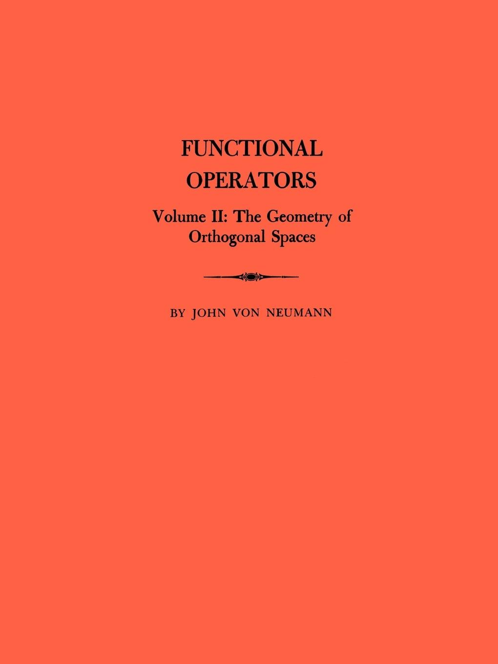 Vorderes Coverbild Functional Operators, Volume 2