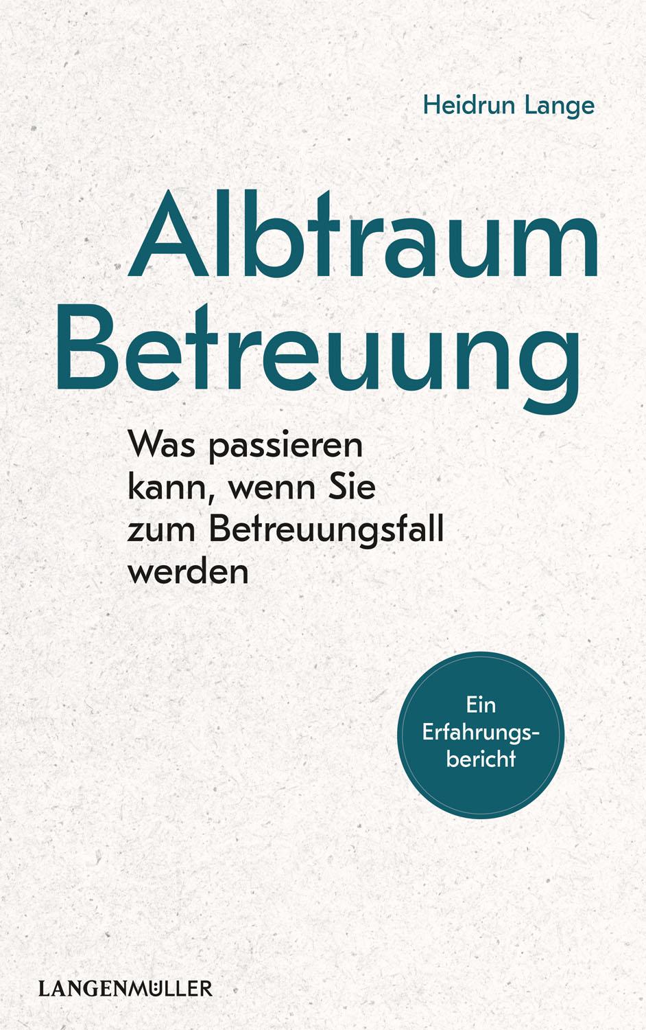 Vorderes Coverbild Albtraum Betreuung