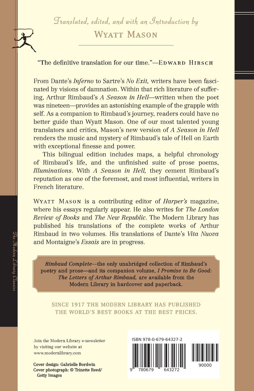 Rückseitencover A Season in Hell & Illuminations