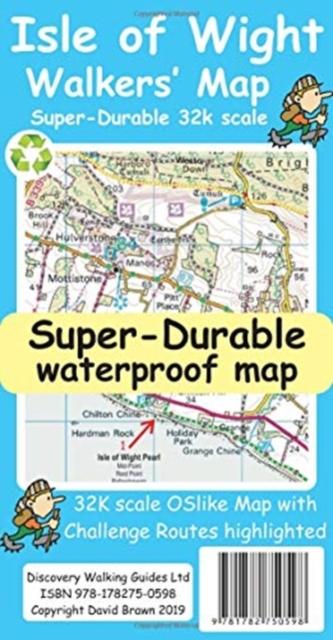 Vorderes Coverbild Isle of Wight Walkers Map