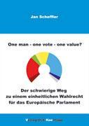 Vorderes Coverbild One man - one vote - one value?