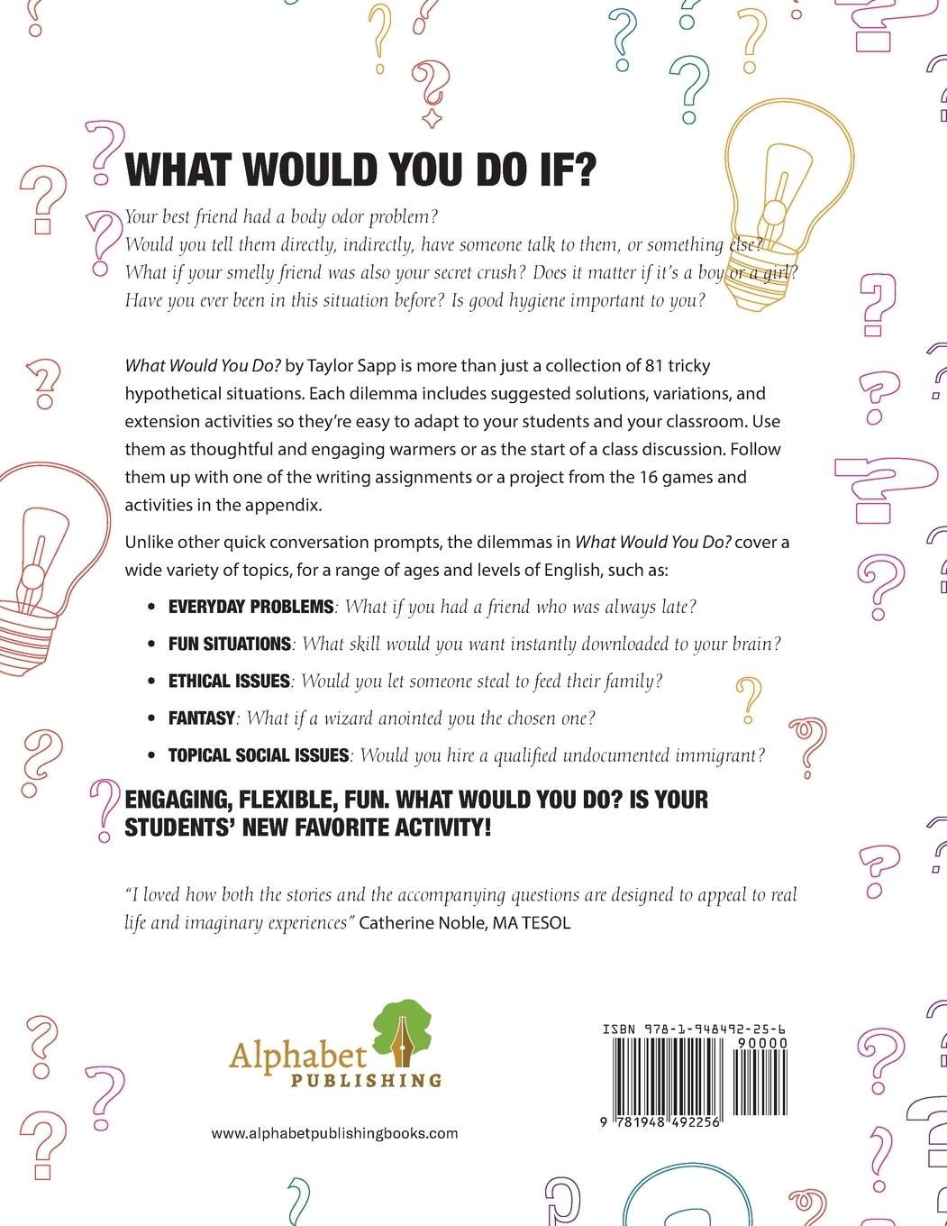 Rückseitencover What Would You Do?