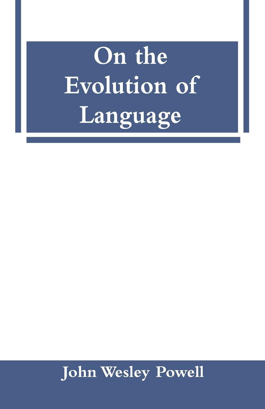 Vorderes Coverbild On the Evolution of Language