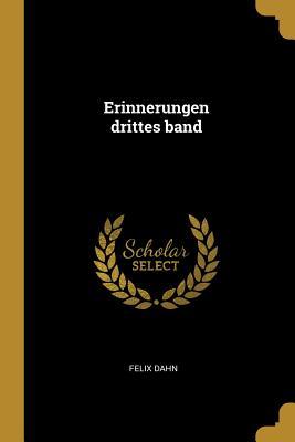 Vorderes Coverbild Erinnerungen Drittes Band