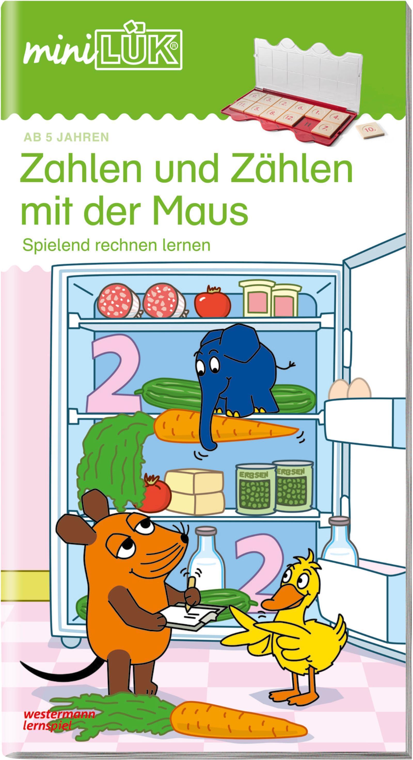 Vorderes Coverbild miniLÜK. Zahlen und zählen mit der Maus