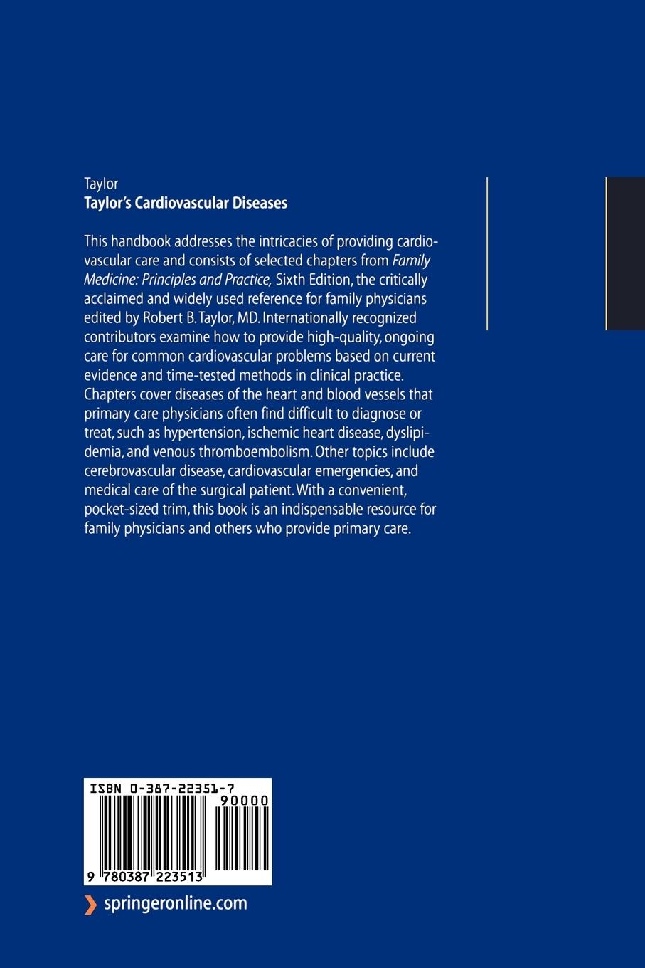 Rückseitencover Taylor's Cardiovascular Diseases
