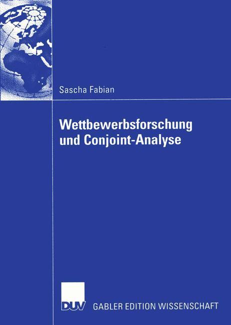 Vorderes Coverbild Wettbewerbsforschung und Conjoint-Analyse