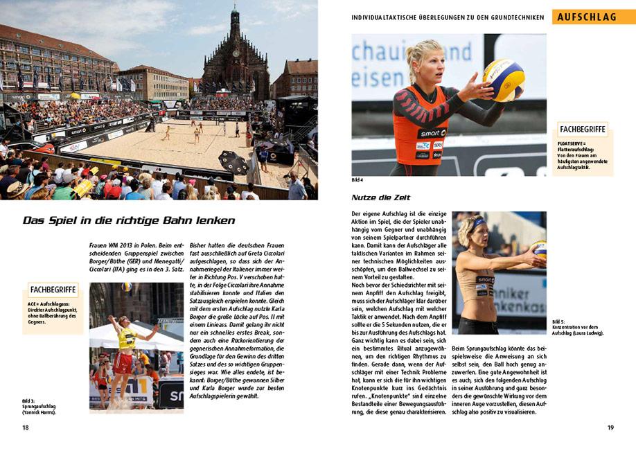 Beispielinhalt (Bild) der ahmann - Beach-Volleyball-Taktik für Gewinner