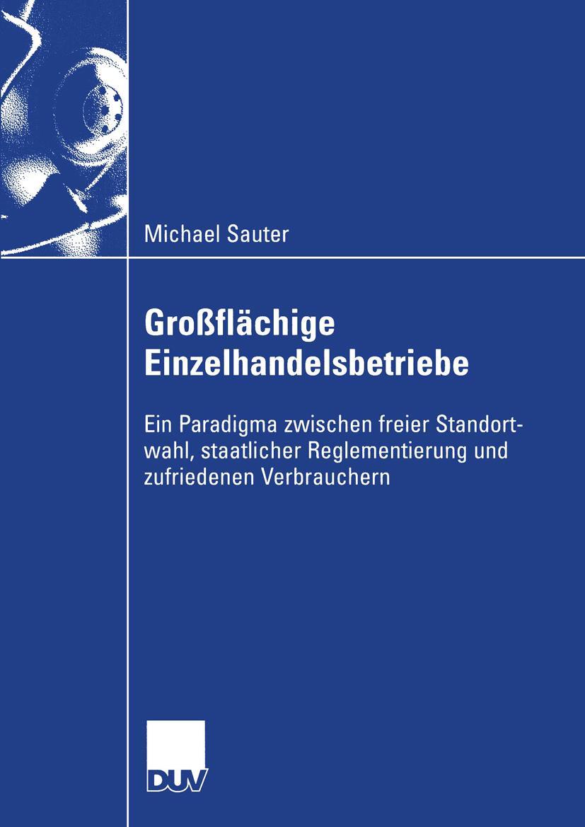 Vorderes Coverbild Großflächige Einzelhandelsbetriebe