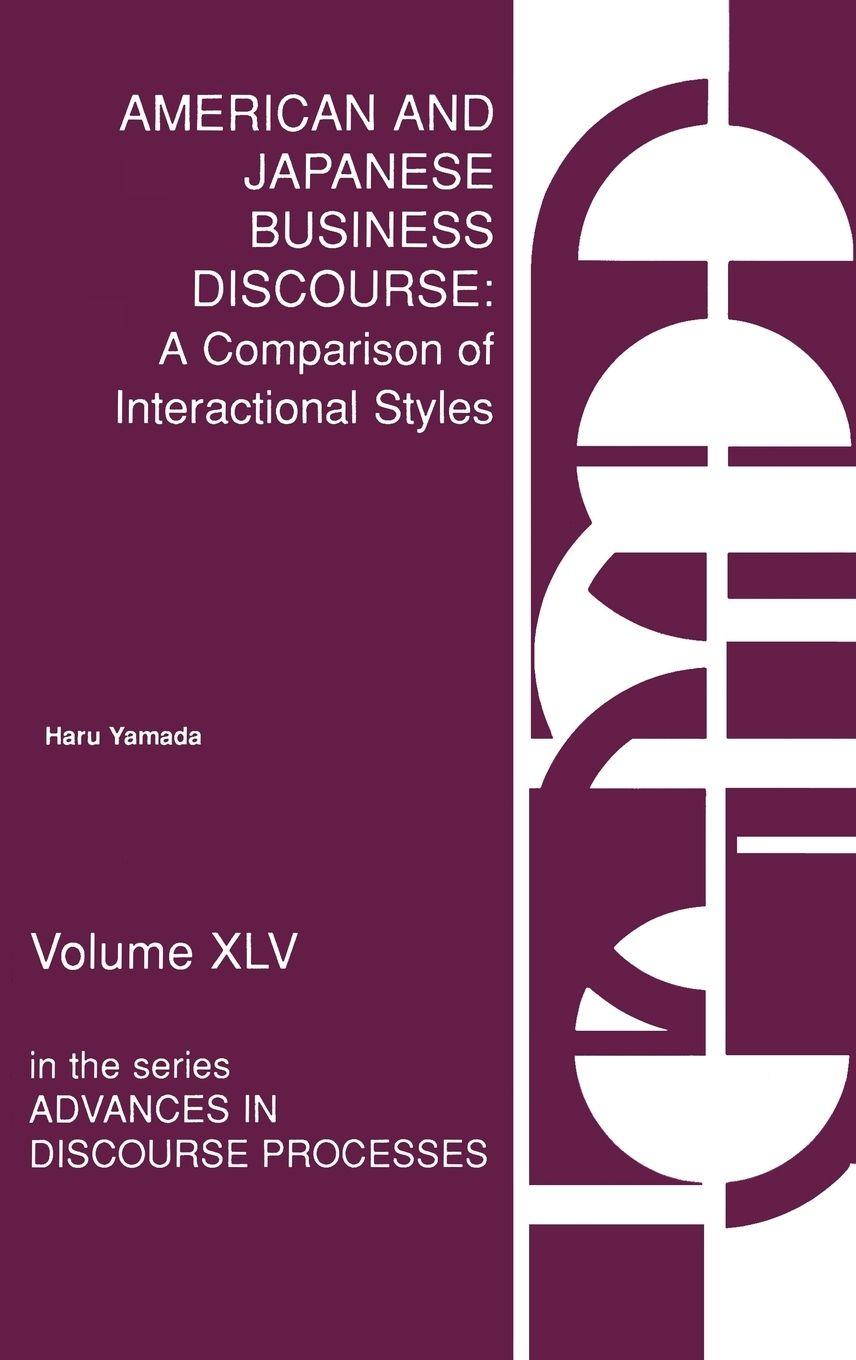 Vorderes Coverbild American and Japanese Business Discourse