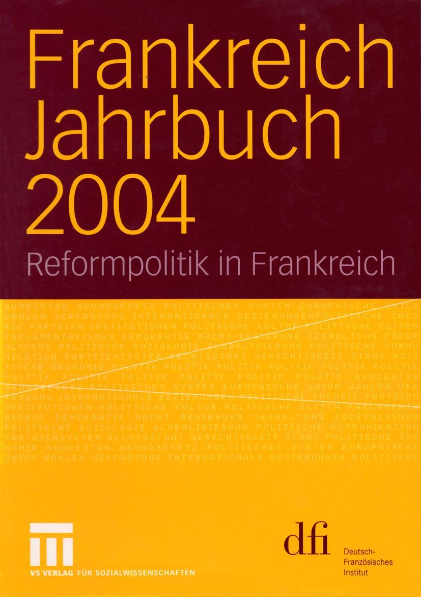 Vorderes Coverbild Frankreich Jahrbuch 2004