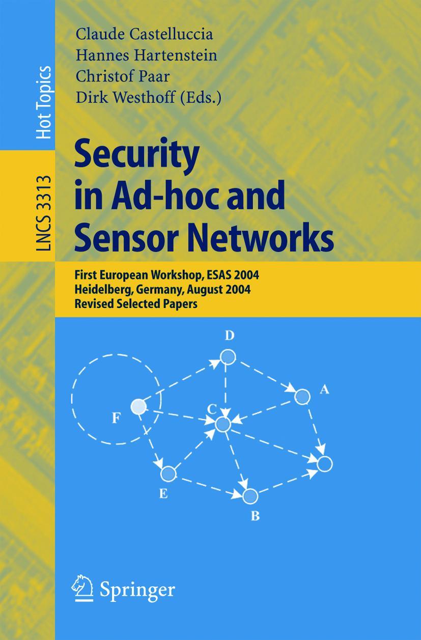 Vorderes Coverbild Security in Ad-hoc and Sensor Networks