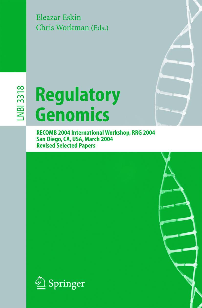 Vorderes Coverbild Regulatory Genomics