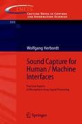 Vorderes Coverbild Sound Capture for Human / Machine Interfaces