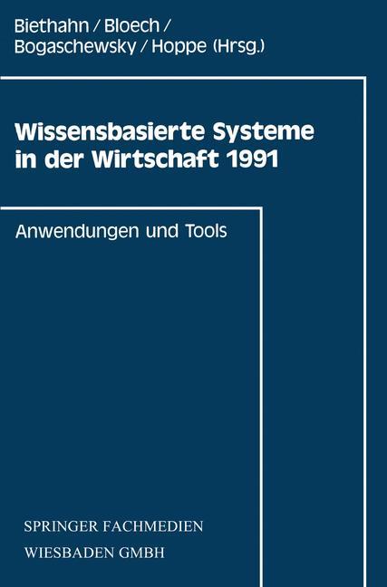 Vorderes Coverbild Wissensbasierte Systeme in der Wirtschaft 1991