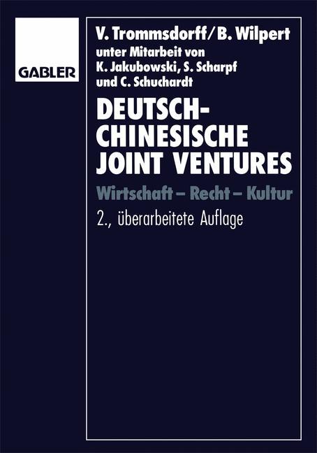 Vorderes Coverbild Deutsch-chinesische Joint Ventures