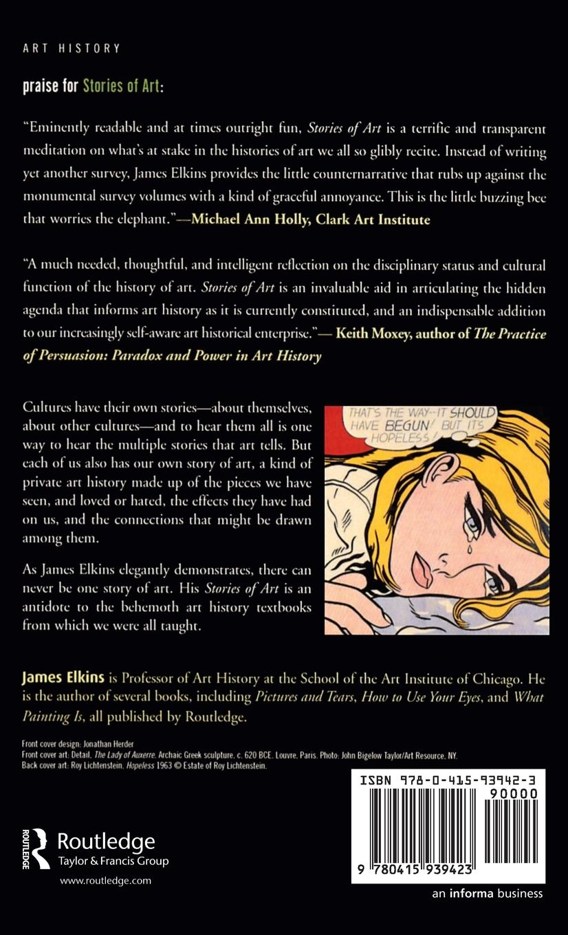 Rückseitencover Stories of Art