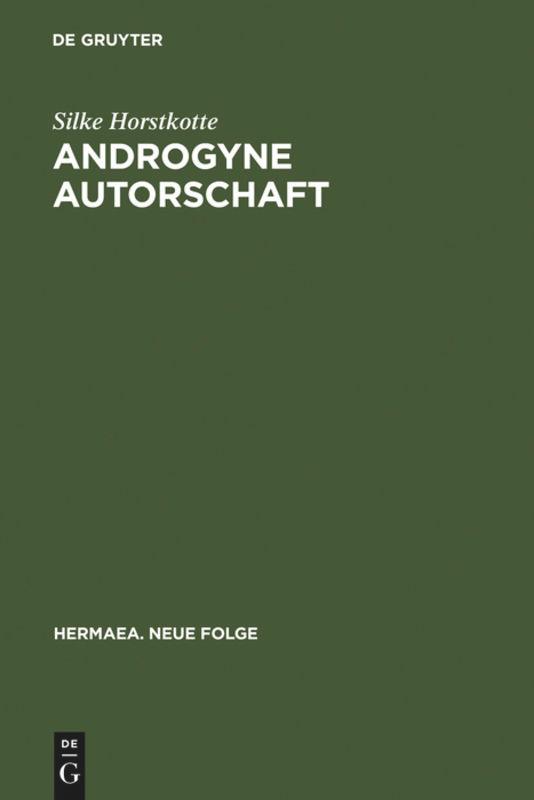 Vorderes Coverbild Androgyne Autorschaft