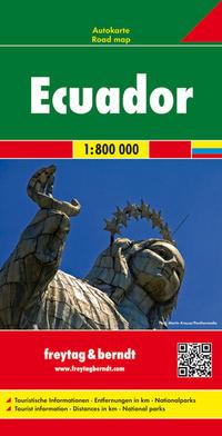 Vorderes Coverbild Ecuador, Autokarte 1:800.000