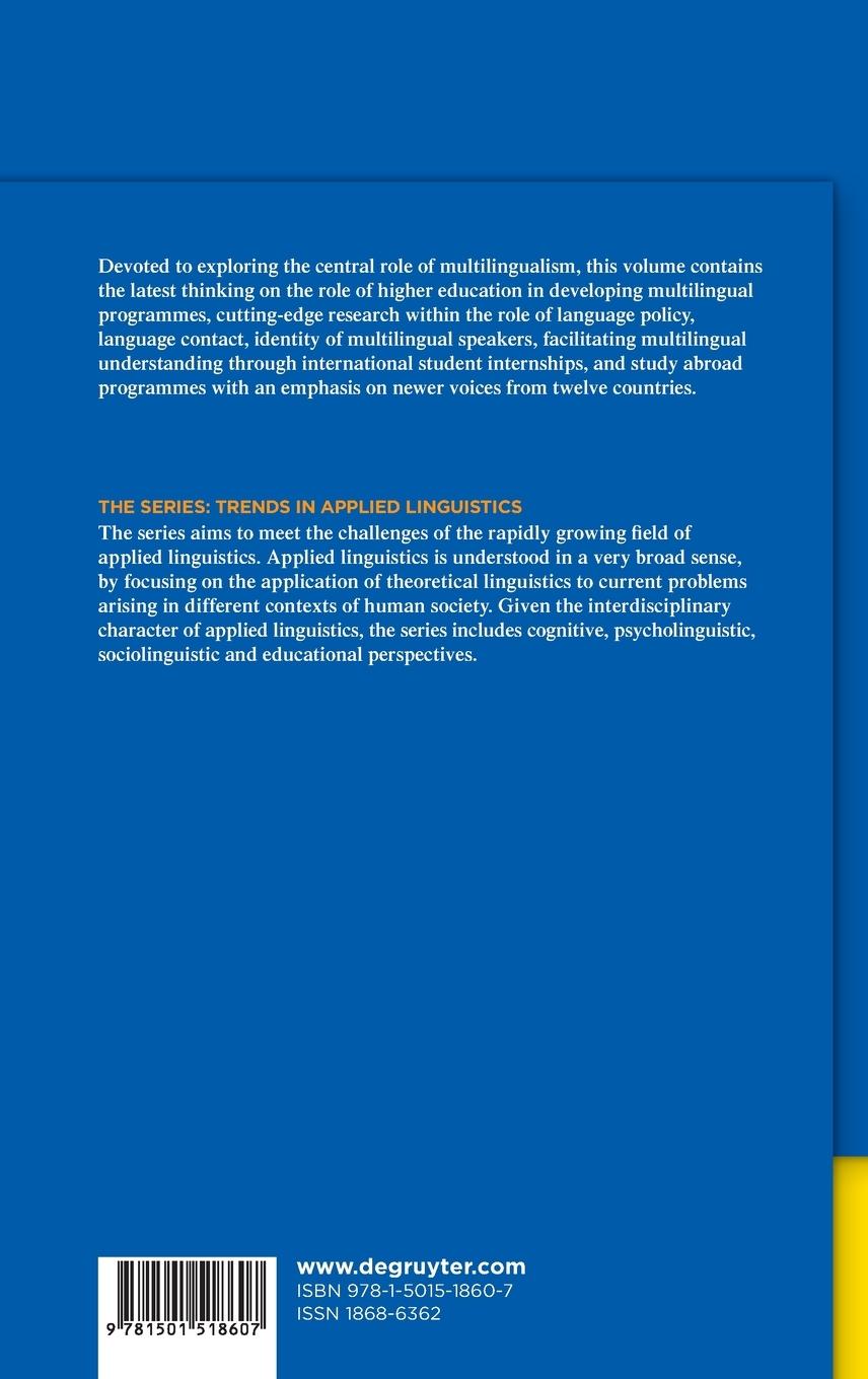 Rückseitencover The Many Faces of Multilingualism
