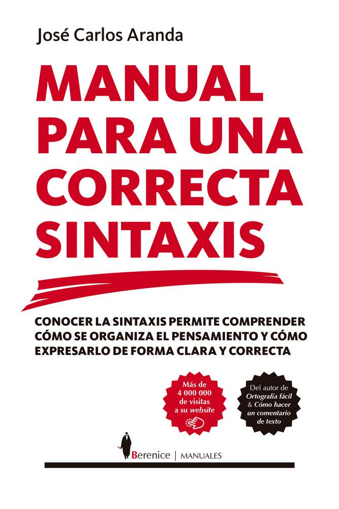 Vorderes Coverbild Manual para una correcta sintaxis