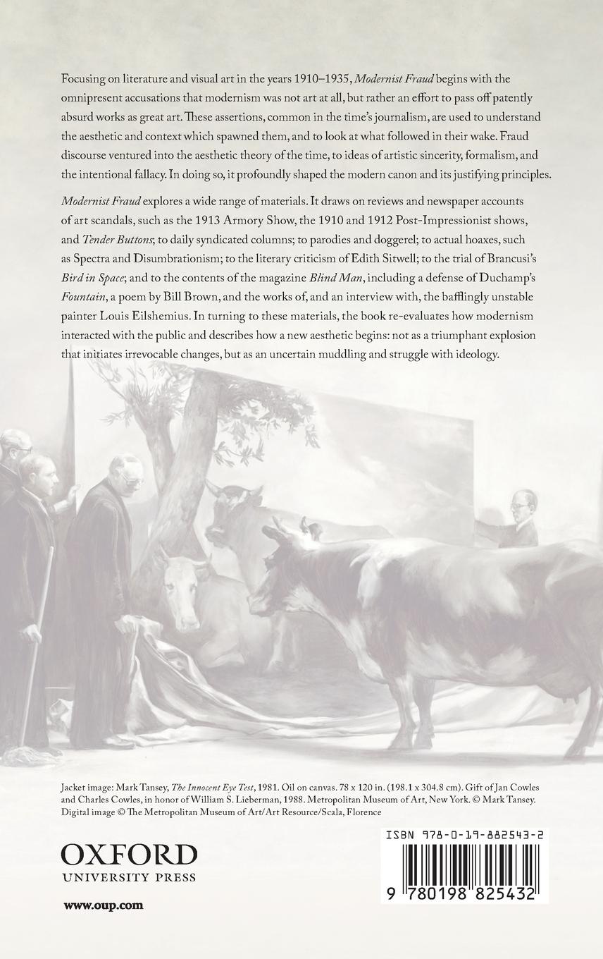 Rückseitencover Modernist Fraud