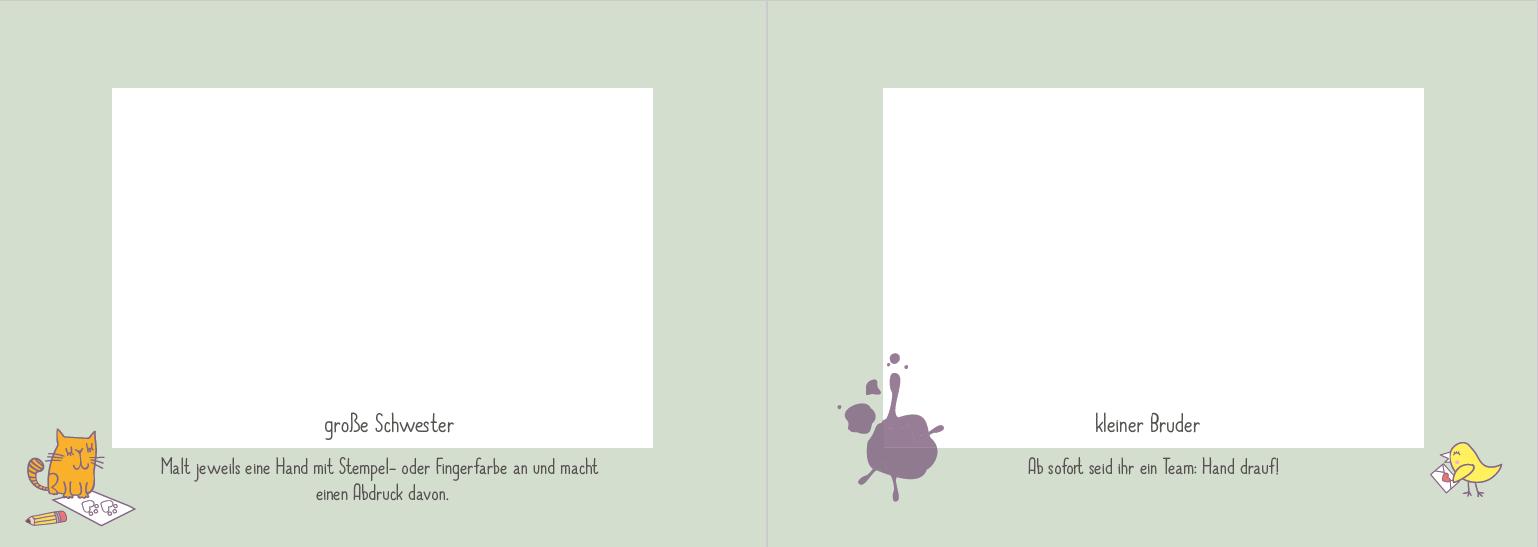 Beispielinhalt (Bild) Endlich große Schwester