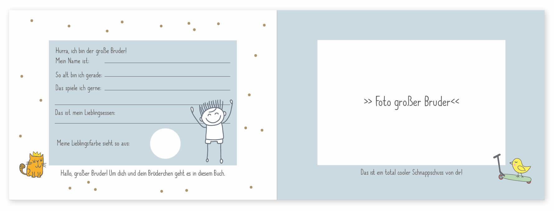 Beispielinhalt (Bild) Endlich großer Bruder