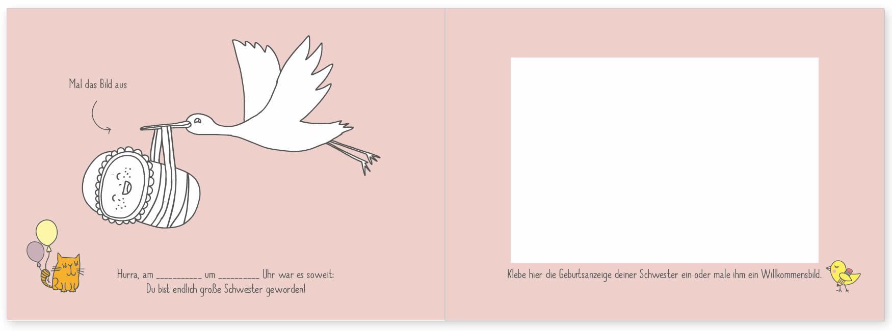 Beispielinhalt (Bild) Endlich große Schwester