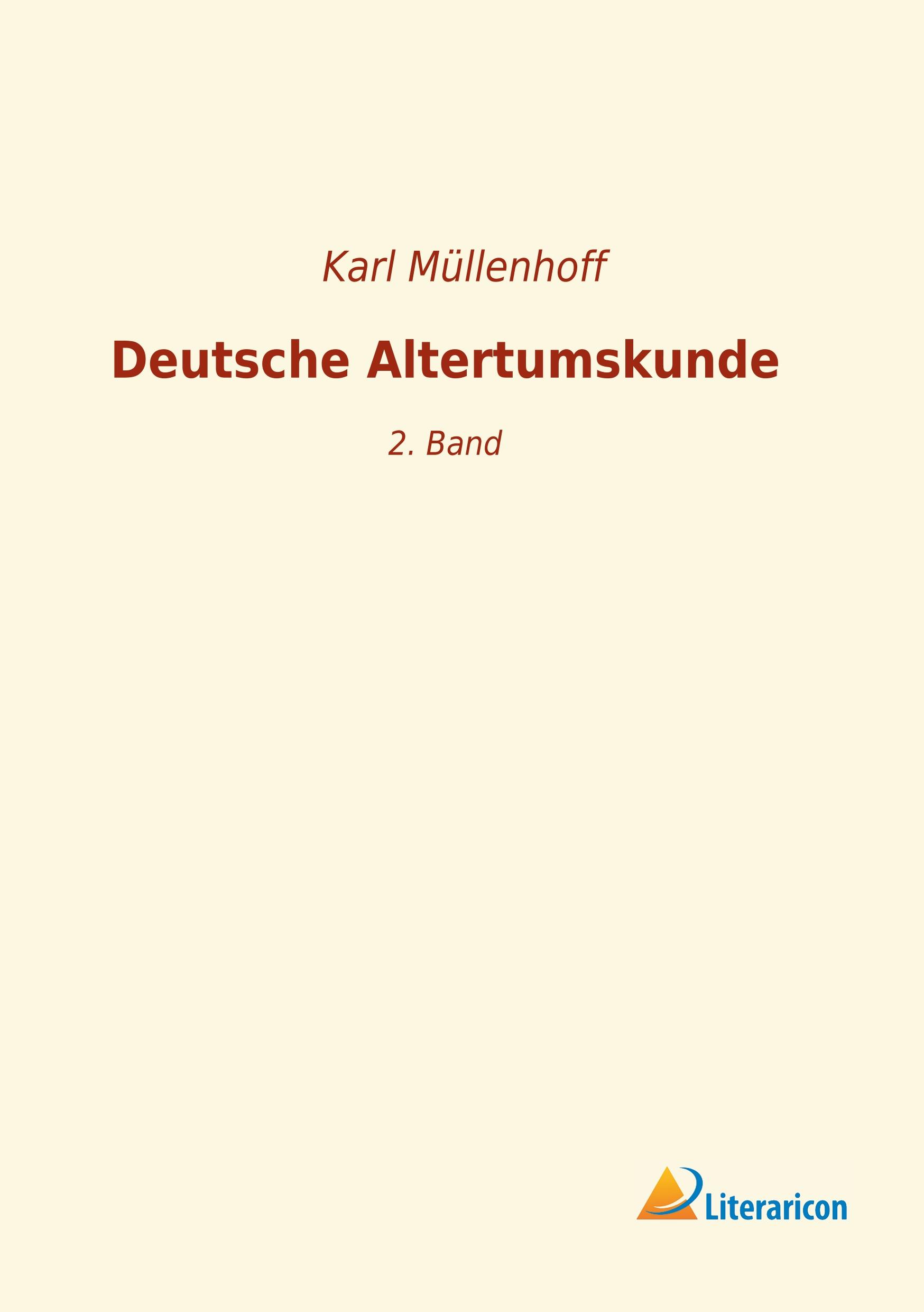 Vorderes Coverbild Deutsche Altertumskunde