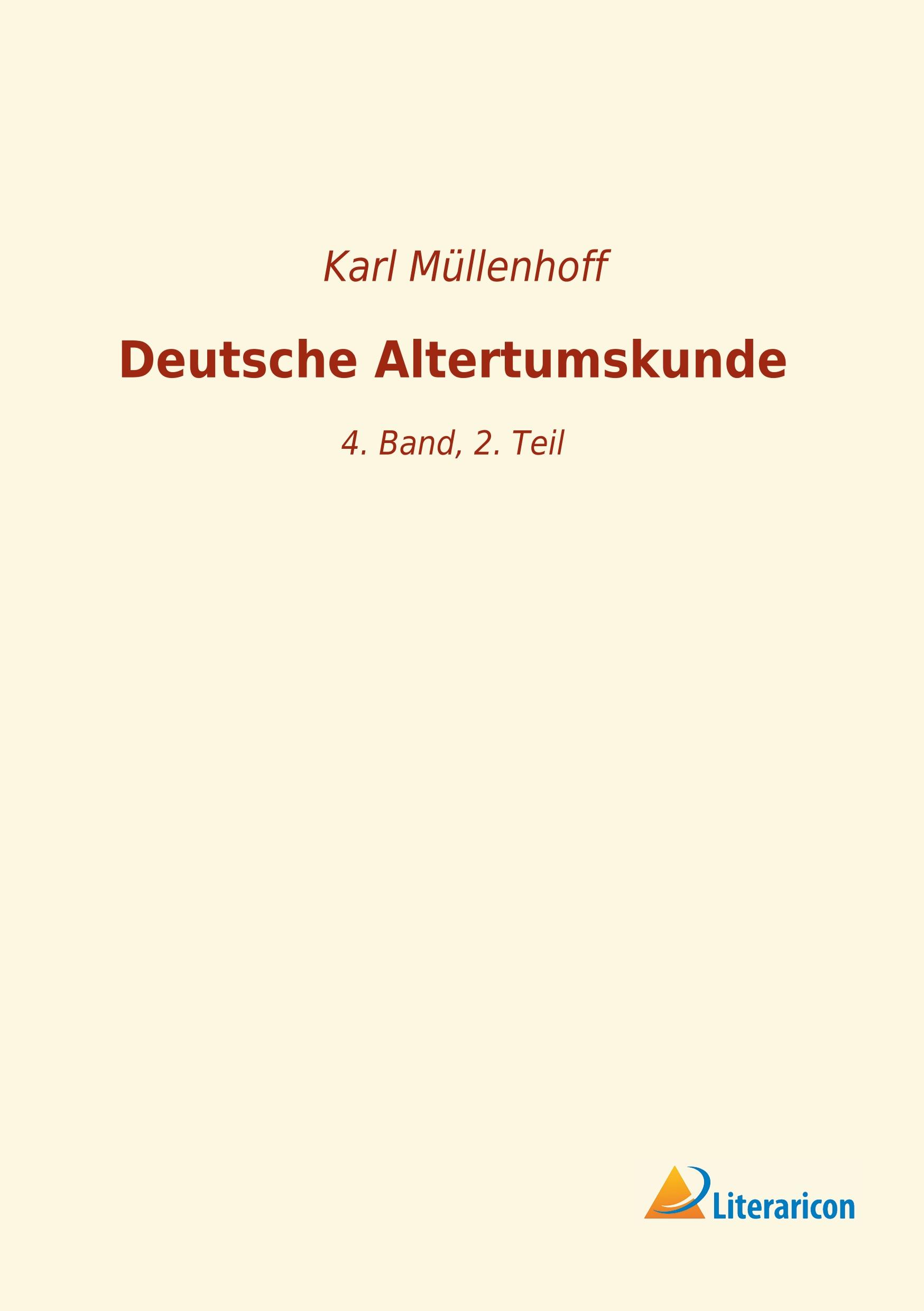 Vorderes Coverbild Deutsche Altertumskunde