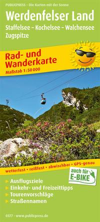 Vorderes Coverbild Werdenfelser Land, Staffelsee - Kochelsee - Walchensee - Zugspitze 1:50 000