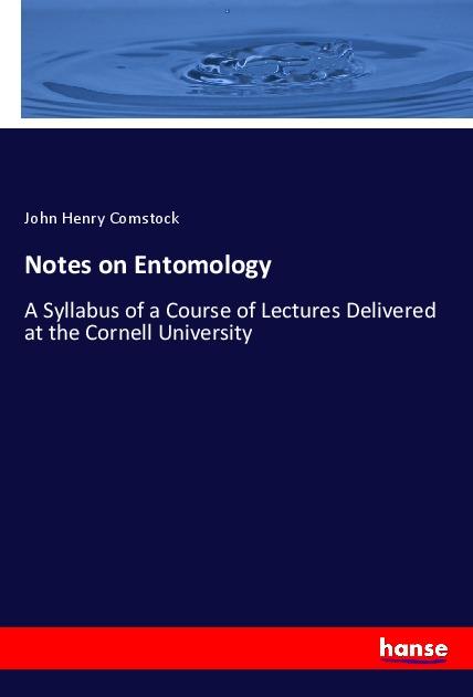 Vorderes Coverbild Notes on Entomology