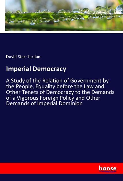 Vorderes Coverbild Imperial Democracy
